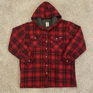 Dickies Heavyweight Red and Black Plaid Jacket